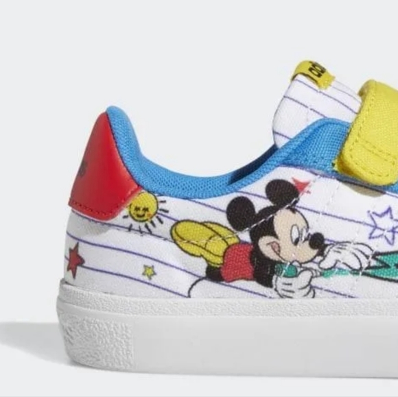 Adidas Boy Vulc Raid3r Mickey Shoe - Picture 3 of 9